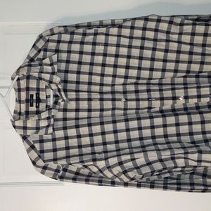 GAP checkered button up dress shirt 2XL
